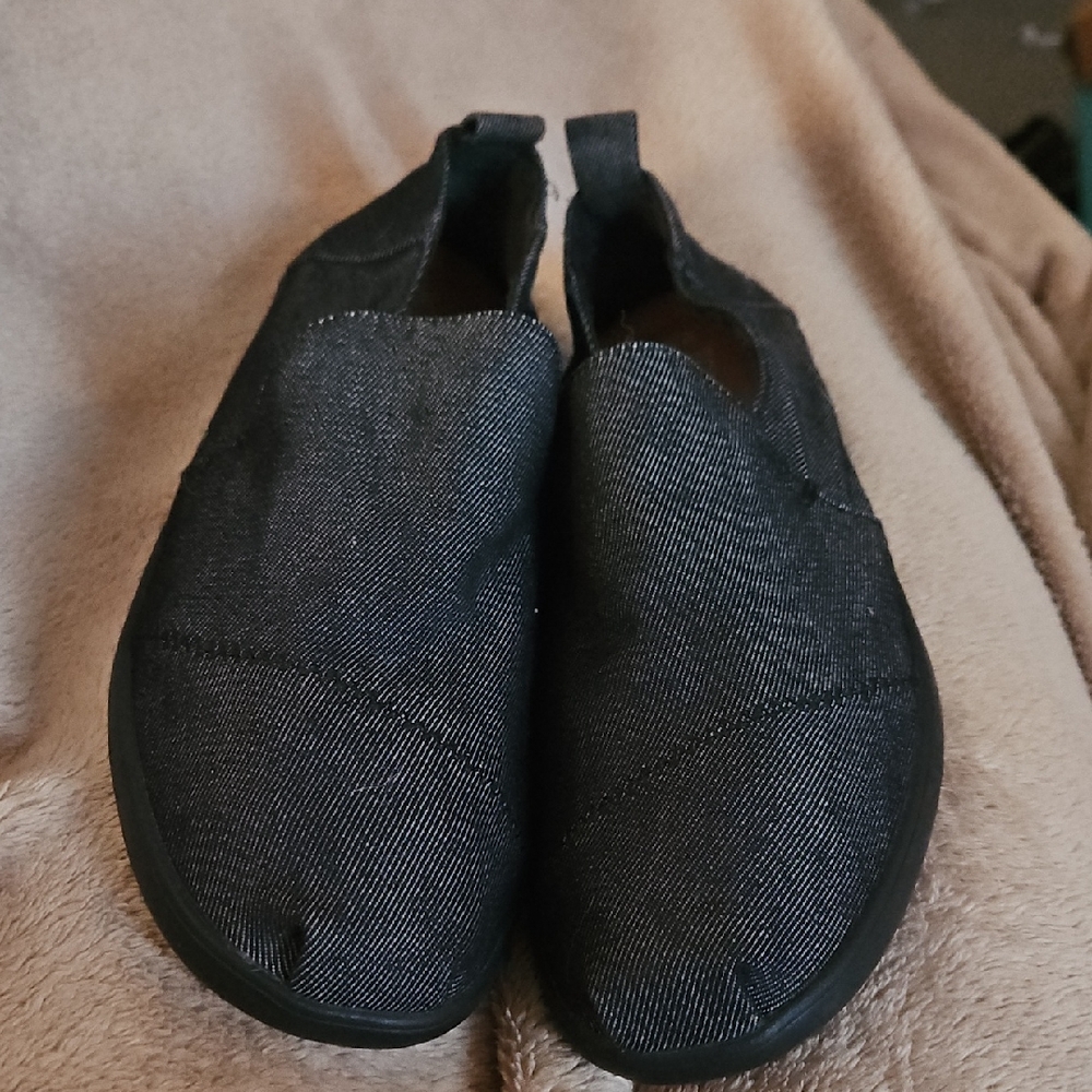 Toms Women's Charcoal Slip-On Loafers
